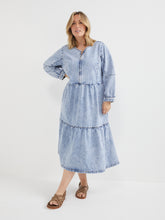 Load image into Gallery viewer, The Zip Front Denim Dress
