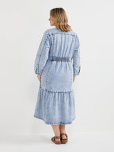 Load image into Gallery viewer, The Zip Front Denim Dress

