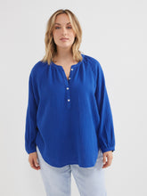 Load image into Gallery viewer, The Cotton Crinkle Popover Top
