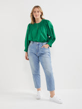 Load image into Gallery viewer, The Cotton Voile Shirred Detail Top
