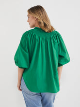 Load image into Gallery viewer, The Cotton Voile Shirred Detail Top
