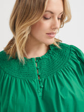 Load image into Gallery viewer, The Cotton Voile Shirred Detail Top
