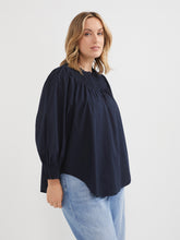 Load image into Gallery viewer, The Cotton Voile Shirred Detail Top
