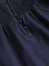 Load image into Gallery viewer, The Cotton Voile Shirred Detail Top
