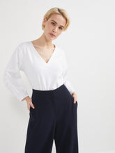 Load image into Gallery viewer, The Cotton Tuck Sleeve Top
