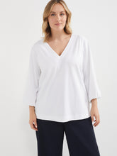 Load image into Gallery viewer, The Cotton Tuck Sleeve Top
