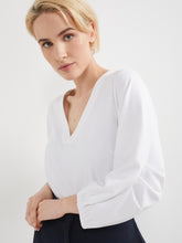 Load image into Gallery viewer, The Cotton Tuck Sleeve Top
