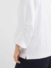 Load image into Gallery viewer, The Cotton Tuck Sleeve Top
