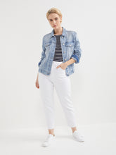 Load image into Gallery viewer, The Stripe Boat Neck Tee
