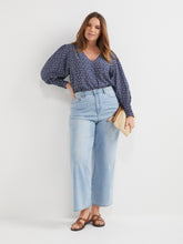 Load image into Gallery viewer, The Print V-Neck Blouse
