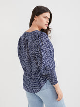 Load image into Gallery viewer, The Print V-Neck Blouse
