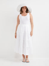 Load image into Gallery viewer, The Linen Tiered Maxi Skirt
