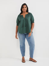 Load image into Gallery viewer, The Cotton Sateen Boho Top
