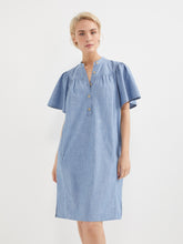 Load image into Gallery viewer, The Soft Chambray Shirt Dress
