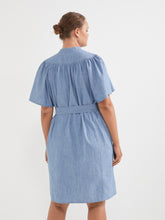Load image into Gallery viewer, The Soft Chambray Shirt Dress
