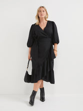 Load image into Gallery viewer, The Wrap Ruffle Dress
