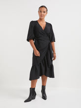 Load image into Gallery viewer, The Wrap Ruffle Dress

