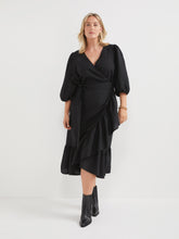 Load image into Gallery viewer, The Wrap Ruffle Dress
