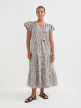 Load image into Gallery viewer, The Cotton Poplin Ocelot Print Dress
