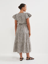 Load image into Gallery viewer, The Cotton Poplin Ocelot Print Dress
