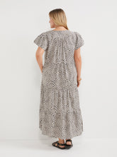Load image into Gallery viewer, The Cotton Poplin Ocelot Print Dress
