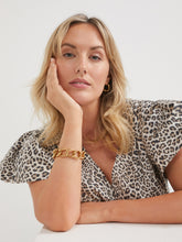 Load image into Gallery viewer, The Cotton Poplin Ocelot Print Dress
