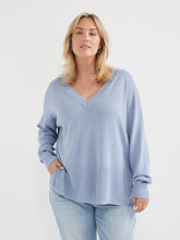 Load image into Gallery viewer, The Relaxed V-Neck Pullover
