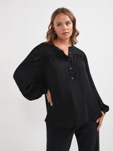 Load image into Gallery viewer, The Half Placket Draped Top
