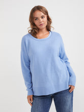 Load image into Gallery viewer, The Relaxed Open Neck Pullover
