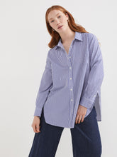 Load image into Gallery viewer, The Stripe Cotton Poplin Shirt
