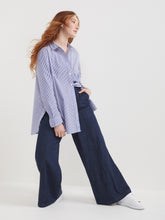 Load image into Gallery viewer, The Stripe Cotton Poplin Shirt
