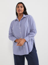 Load image into Gallery viewer, The Stripe Cotton Poplin Shirt

