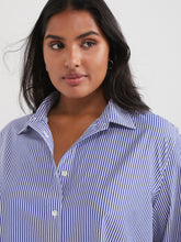 Load image into Gallery viewer, The Stripe Cotton Poplin Shirt
