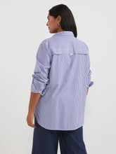 Load image into Gallery viewer, The Stripe Cotton Poplin Shirt
