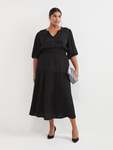 Load image into Gallery viewer, The Draped Crinkle Dress
