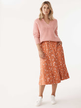 Load image into Gallery viewer, The Floral Cotton Skirt
